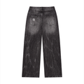 Men’s Vintage Wash Wide Leg Jeans