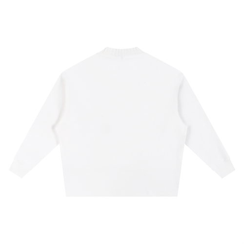 Knitted Round Neck Oversize Sweatshirt