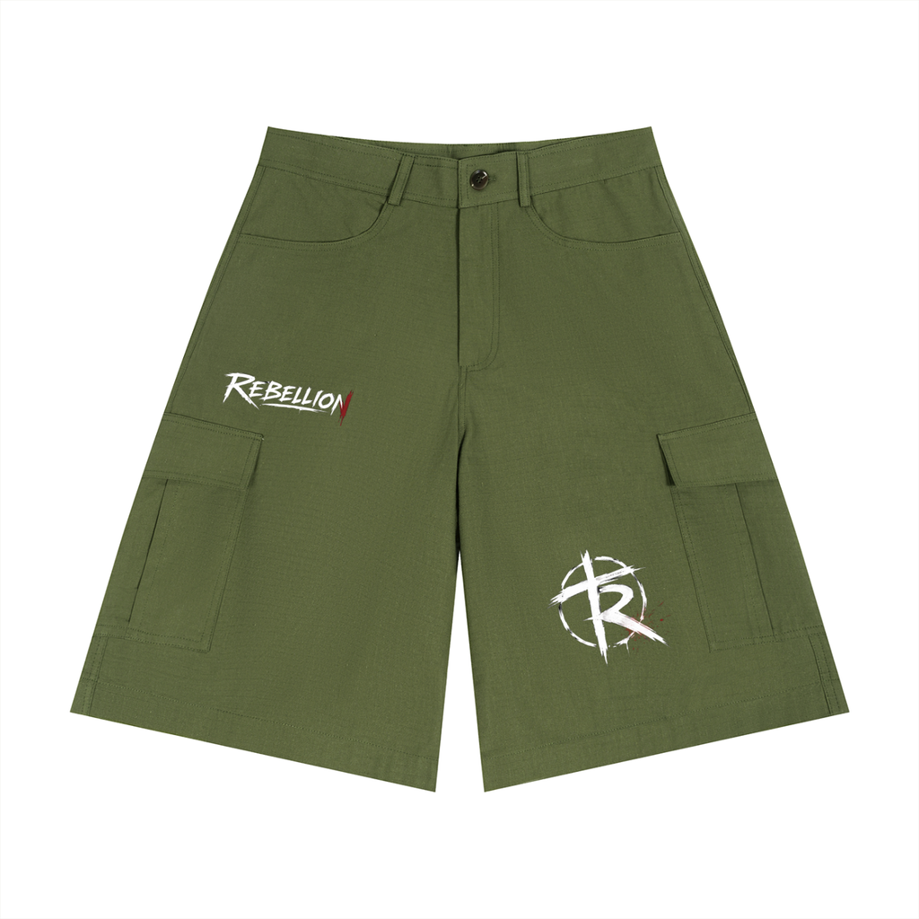 Unisex Woven Cargo Shorts