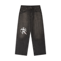 Vintage Wash Heavyweight Denim Jeans